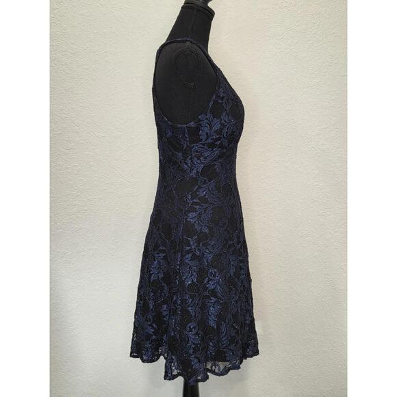 Nightway Glitter-Lace Keyhole Halter Dress - NWOT (New)‎ - Picture 6 of 7